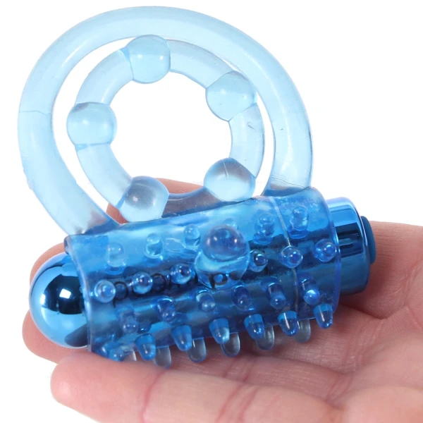 BodyWand Rechargeable Classic Duo Ring in Blue — image 4 of 6