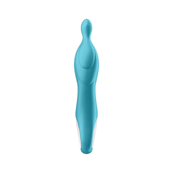 Satisfyer A-Mazing 1 Rechargeable Waterproof 12-Function A-Spot Vibrator - Blue