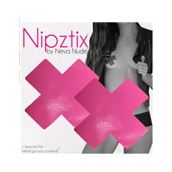Neva Nude Pasty X Factor Wet Vinyl Pink