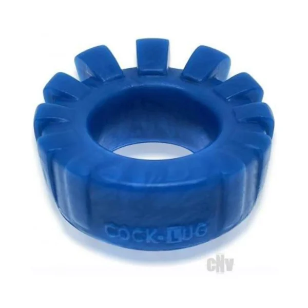 Oxballs Cock-lug Lugged Cockring Silicone Marine Blue
