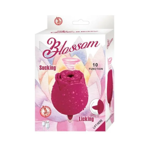 Blossom Suction And Licking Toy Rose Red — image 4 of 4