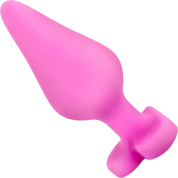 Play With Me Naughtier Candy Heart Silicone Butt Plug By Blush - Ride Me Pink — image 4 of 6