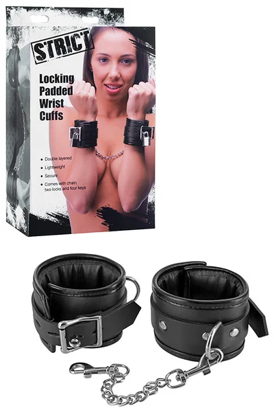 Strict Locking Padded Wrist Cuffs — image 5 of 7