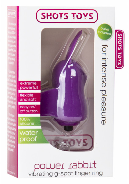 Power Rabbit - Purple Mini Wand Vibrator
