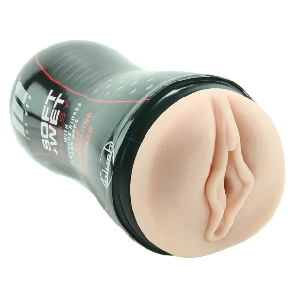 M for Men - Soft and Wet - Pussy With Pleasure Ridges and Orbs - Self Lubricating Stroker Cup - Vanilla