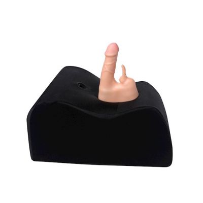 Trio Love Cushion With Rabbit Attachment Flesh