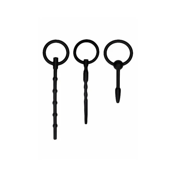 Ouch! Urethral Sounding Plug Set - Black — image 5 of 6
