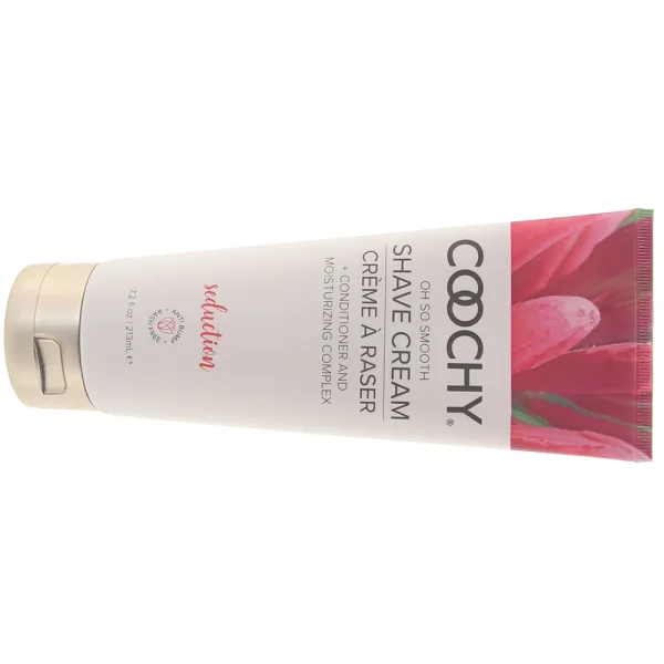 COOCHY Oh So Smooth Shave Cream, Seduction  - Honeysuckle Citrus 7.2 oz (213 mL)