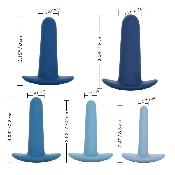 CalExotics They-Ology 5 Piece Wearable Anal Training Set