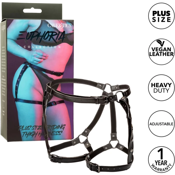 Euphoria Collection Plus Size Riding Thigh Harness By CalExotics