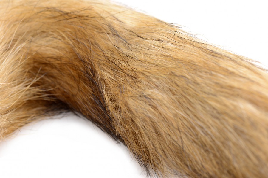 Fox Tail Glass Butt Plug