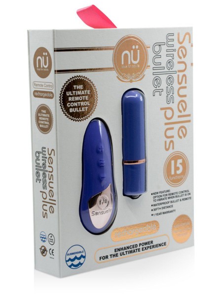 Nu Sensuelle Remote Control Wireless Bullet Plus