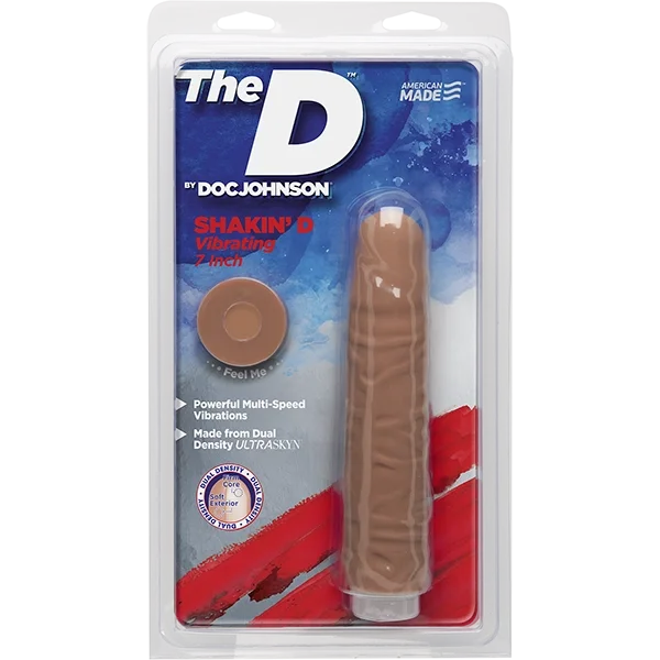 The D 7 inch Vibrating Shakin D - Caramel