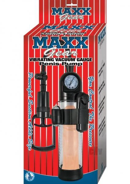 Maxx Gear Vibrating Vacuum Penis Pump Clear — image 4 of 4