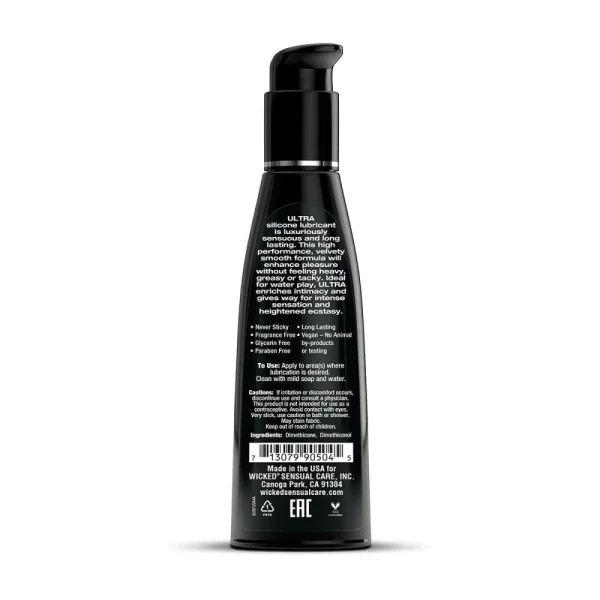 Wicked Ultra - Fragrance-Free Silicone Lubricant