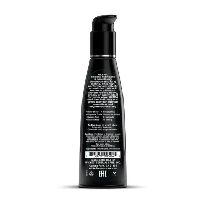 Wicked Ultra Fragrance Free Silicone Lubricant