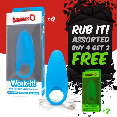 Work It Charged Ring Asst Buy 4 Get 2 Free