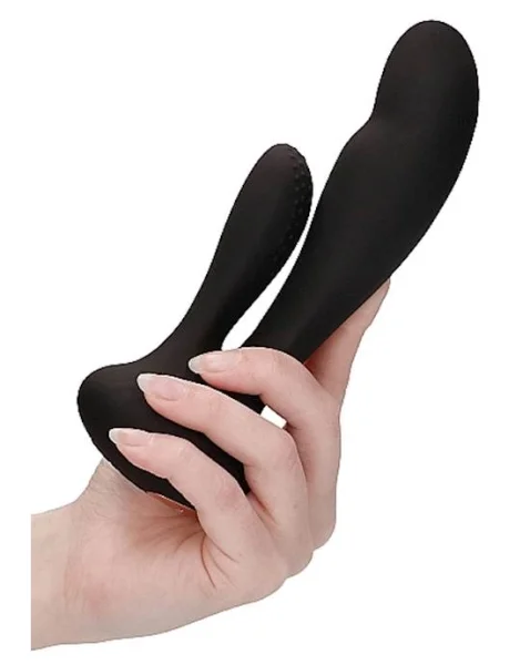 G-spot And Clitoral Vibrator - Flair  - Black - 6.8 Inch