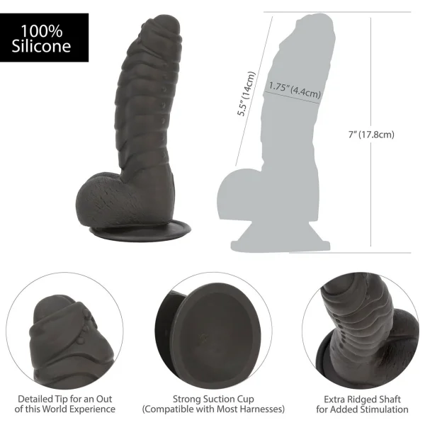 BMS Factory Addiction Ben Silicone Suction Cup Dildo