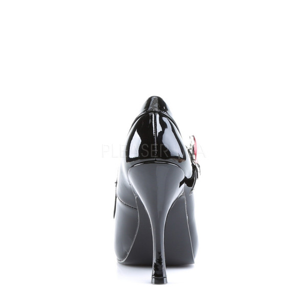 CUTIEPIE-10 - 4 1/2" Heel, 3/4" Hidden P/F Mary Jane Pump W/ Cherry Buckle — image 4 of 4