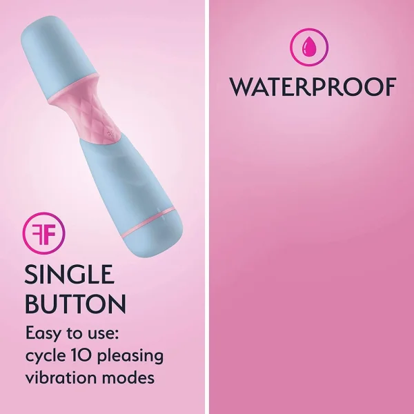 Femme Funn FFIX Mini Wand Massager - Blue