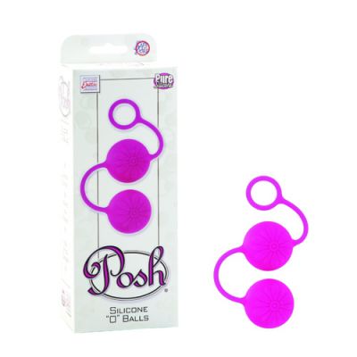 Posh Silicone O Balls Pink