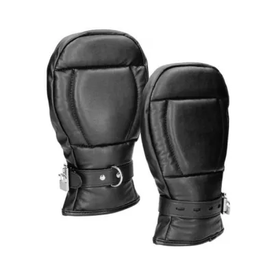 Puppy Play Neoprene Dog Mitts Black