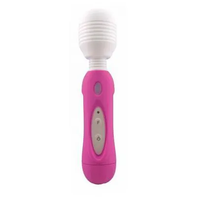 Mystic wand silicone massager hot pink