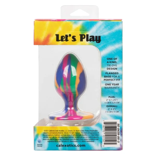 Cheeky Medium Tie Dye Plug