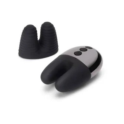 Le Wand Chrome Double Vibe Black