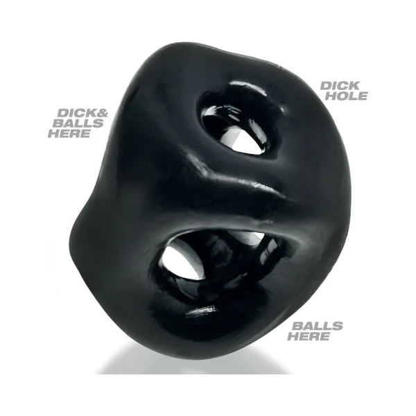 Extreme Bondage Gear:  Oxballs Tri-sport Xl Thicker 3-ring Sling Black