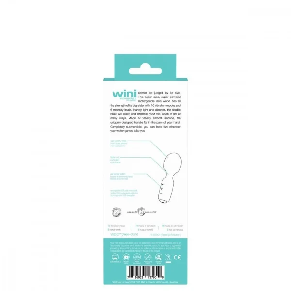 VeDO WINI Mini Vibrator Wand - Turquoise