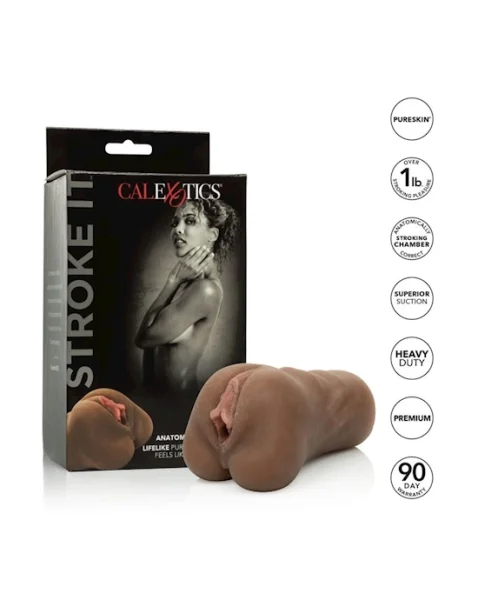 Stroke It Pussy Mastorbator - Brown