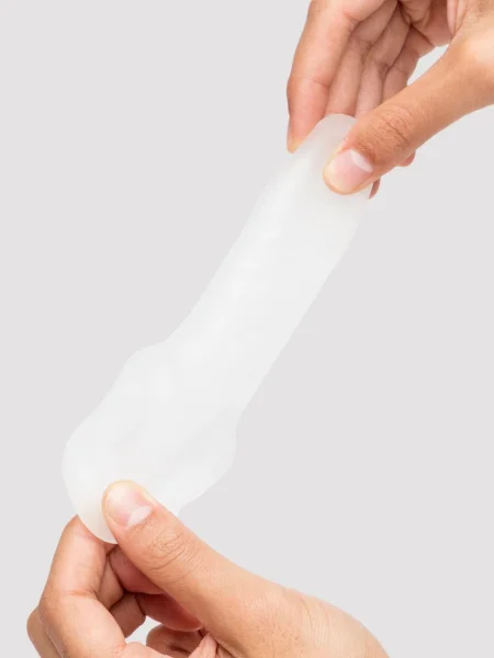 Perfect Fit Fat Boy Ultra Thin 4 Inch Penis Extender Sleeve with Ball Loop