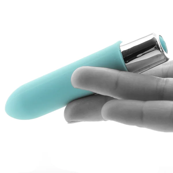 BAM MINI Rechargeable Bullet Silicone Vibrator by VeDO - Turquoise