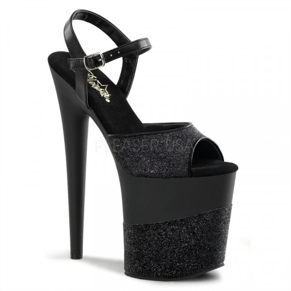FLAMINGO-809-2G - 8" Heel, 4" PF Ankle Strap Sandal — image 9 of 12