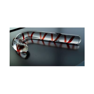 Candy Cane Glass Toy