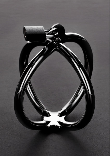 Criss Cross Hand Restraint - Stainless Steel - Sexy bondage toys