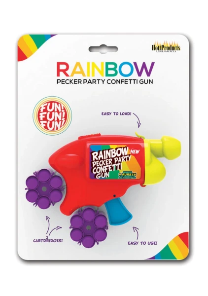 Rainbow Pecker Confetti Gun