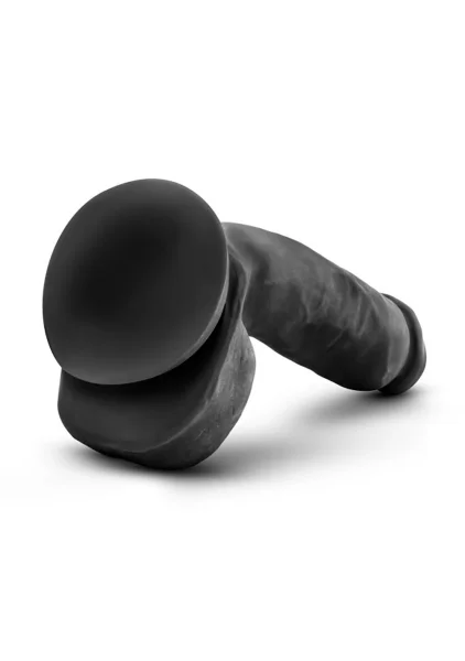 Au Naturel Bold Pound 8.5 Inch Sensa Feel Dual Density Dildo By Blush - Black