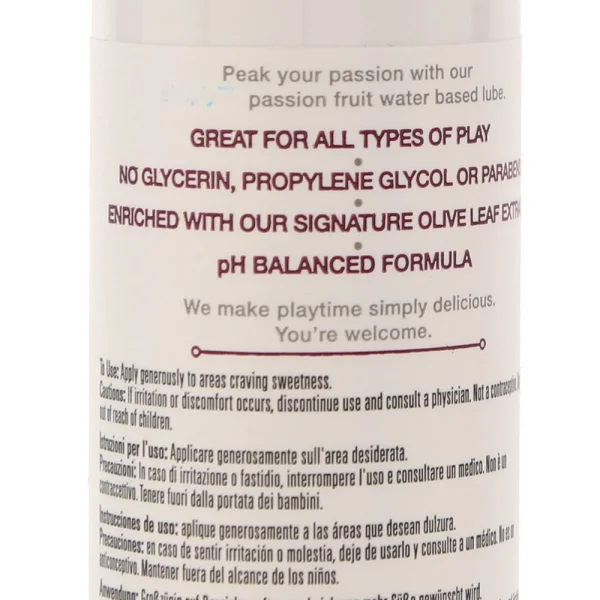 Simply Aqua Water Based Personal Lubricant - Passion Fruit 4 fl oz