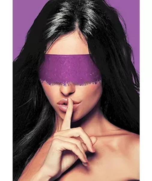 Mystère Lace Mask - Purple - — image 6 of 6