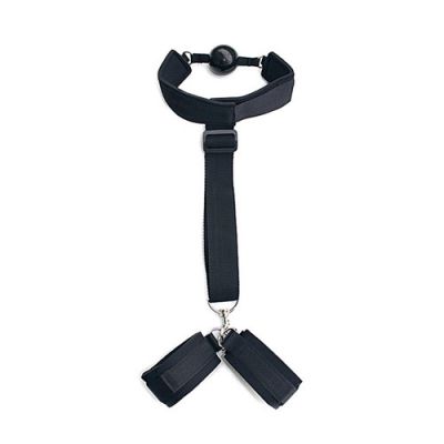 Mouth to wrist restraints