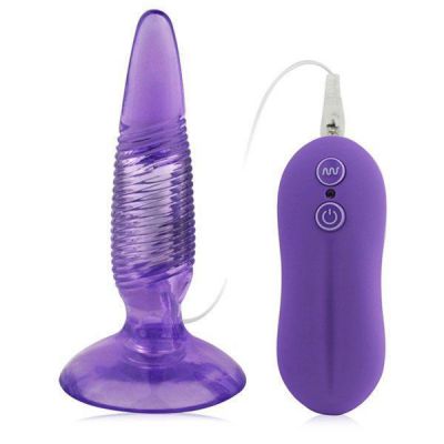 Cherry s Vibrating Twister Butt Plug