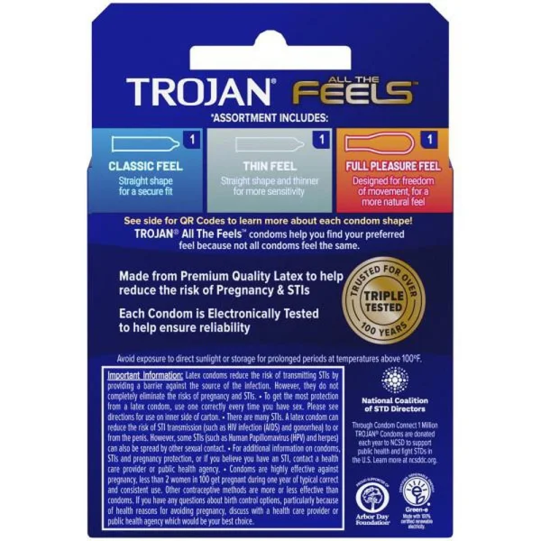 Trojan "All The Feels" Condom Sampler | Ultra Thin — image 4 of 5