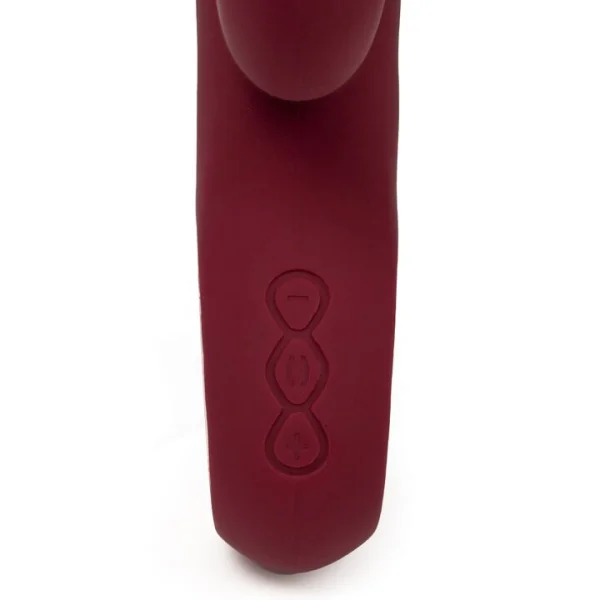 Mon Amour Burgundy Luxury Silicone 16 Function Rabbit Vibrator