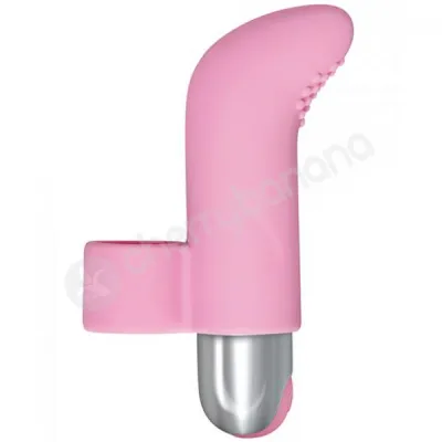 Pink Silicone Rechargeable 10 Speed Finger Vibe