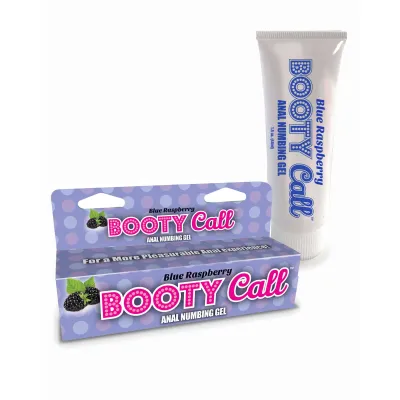 Booty Call Anal Numbing Gel 1 5 Oz Blue Raspberry