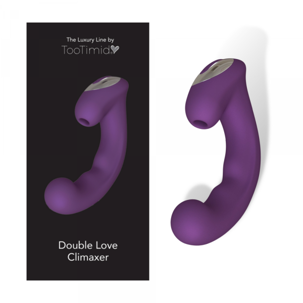 Double Love Climaxer G-Spot Vibe & Clit Sucker