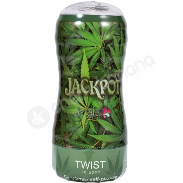 Maia Jackpot Clear Masturbator Tight Stroker